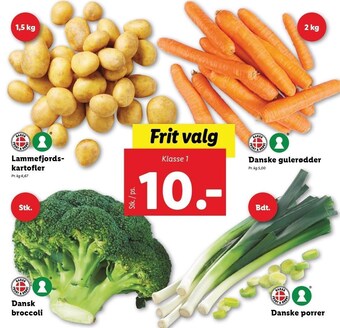Lidl Lammefjordskartofler tilbud