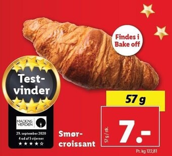 Lidl Smørcroissant tilbud