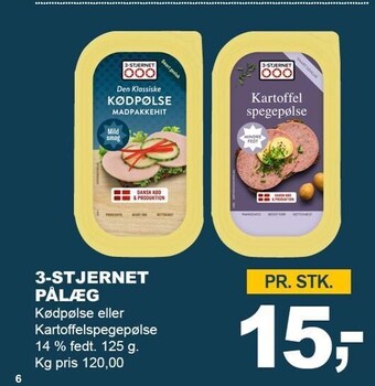 Let-Køb 3-stjernet pålæg tilbud