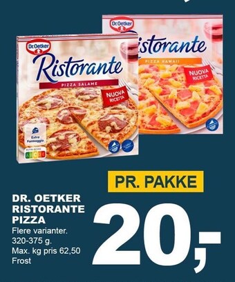 Let-Køb Dr. oetker ristorante pizza tilbud