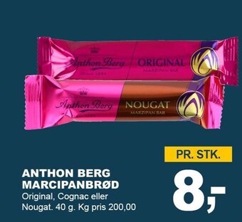 Let-Køb Anthon berg marcipanbrød tilbud