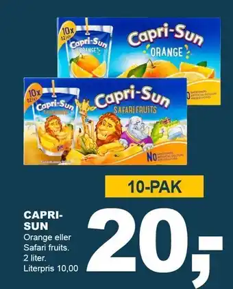 Let-Køb Capri-sun 10-pak tilbud