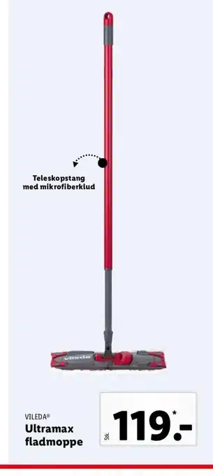 Lidl Vileda Ultramax fladmoppe tilbud