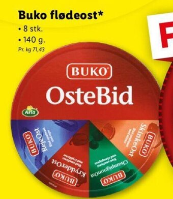Lidl Buko Flødeost tilbud