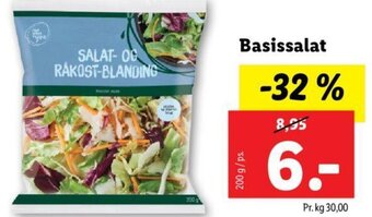 Lidl Basissalat tilbud