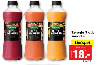 Lidl Rynkeby Rigtig Smoothie tilbud