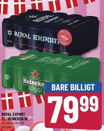 Royal Export el. Heineken Øl