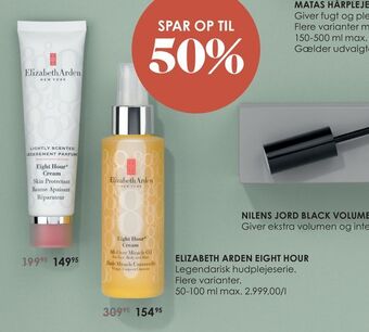 Matas Elizabeth arden eight hour tilbud