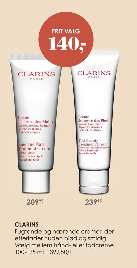 Clarins tilbud hos Matas