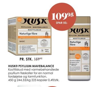 Husk® psyllium mavebalance