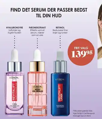 Matas L'oréal paris - find det serum der passer bedst til din hud tilbud