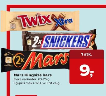 Kvickly Mars chokoladebar tilbud