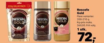 Gold crema instant kaffe