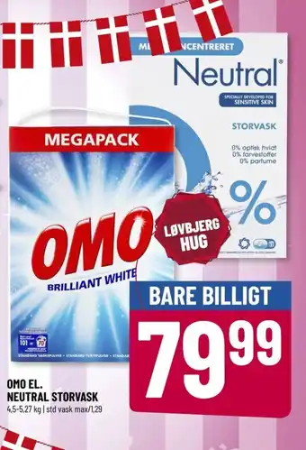 Løvbjerg Neutral vaskepulver tilbud