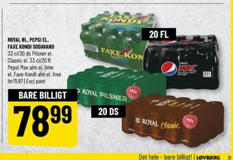 Løvbjerg Pilsner øl tilbud