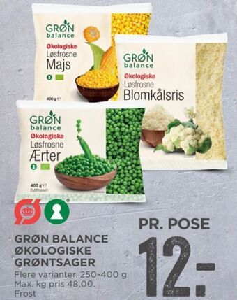 MENY Grøn balance grøntsager tilbud