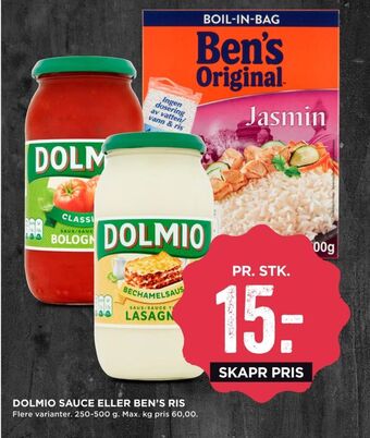 MENY Ben's original ris tilbud