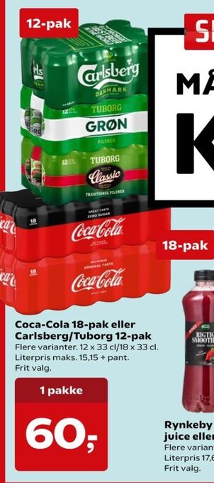 SuperBrugsen Coca cola cola tilbud