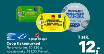 SuperBrugsen Coop sardiner tilbud