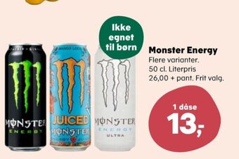 SuperBrugsen Monster energidrik tilbud
