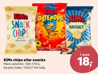 SuperBrugsen Kims snacks tilbud