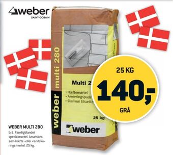 XL-BYG Weber mørtel tilbud