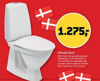 XL-BYG Ifö toilet tilbud