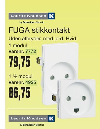 Harald Nyborg Fuga stikkontakt tilbud