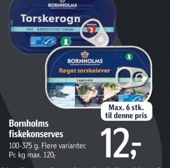 Føtex Bornholms fiskekonserves tilbud