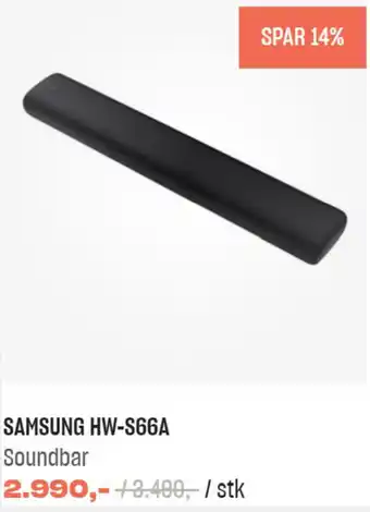 Hi-Fi Klubben Samsung HW-S66A Soundbar tilbud