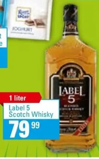 zur Krone Label 5 Scotch Whisky 1Liter tilbud
