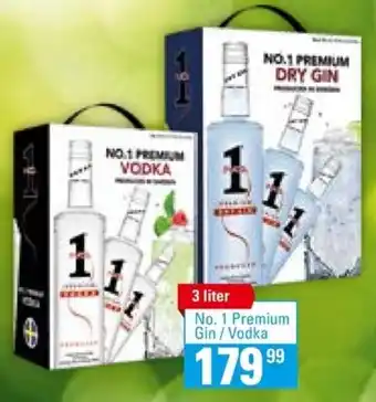 No. 1 Premium Gin / Vodka 3 Liter