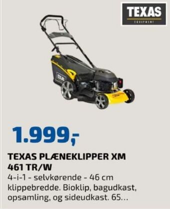 Davidsen Texas plæneklipper tilbud