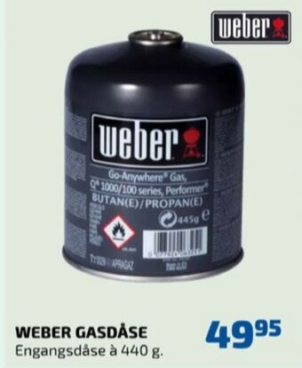 Davidsen Weber gasdåse tilbud