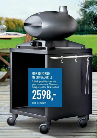 Johannes Fog Morsø forno medio gasgrill tilbud