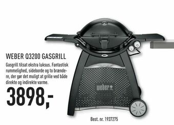 Johannes Fog Weber q3200 gasgrill tilbud