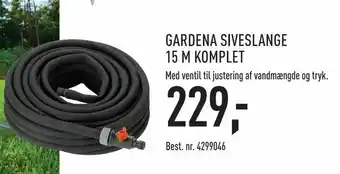 Gardena siveslange 15 m komplet