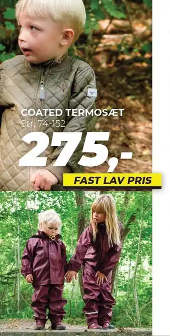 Coated termosæt