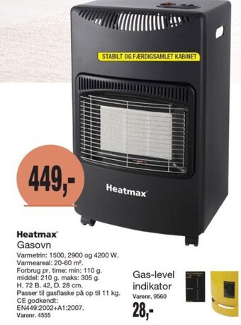 Harald Nyborg Heatmax Gasovn tilbud