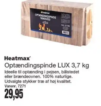 Heatmax Optændingspinde LUX 3.7 kg