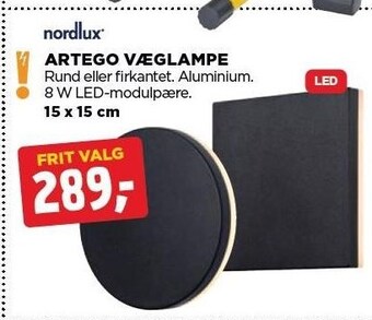 jem & fix Artego væglampe tilbud