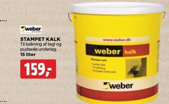 jem & fix Weber stampet kalk tilbud