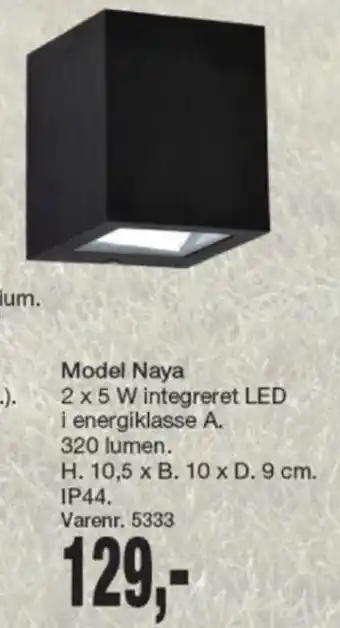 Harald Nyborg Væglampe Model Naya tilbud