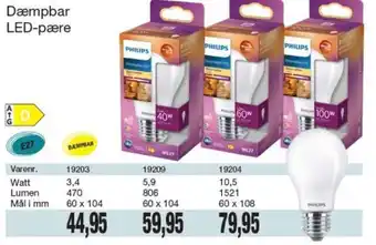 Philips Dæmpbar LED-Pære