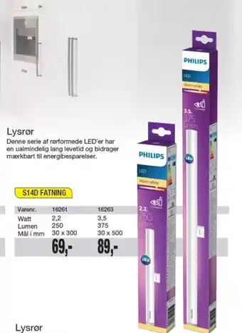 Harald Nyborg Philips Lysrør tilbud
