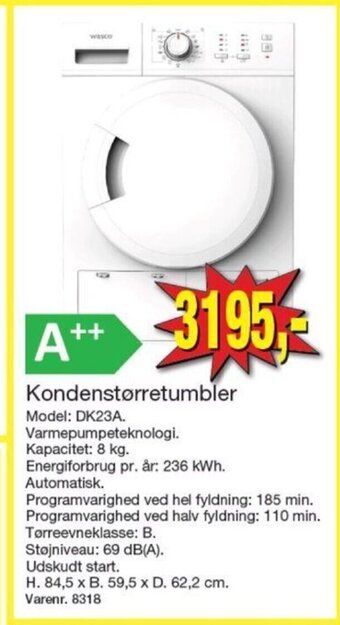 Kondenstørretumbler