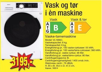 Vaske-Tørremaskine
