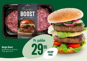Burger boost hakkebøffer