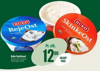 Min Købmand Buko smelte smøreost rejeost tilbud