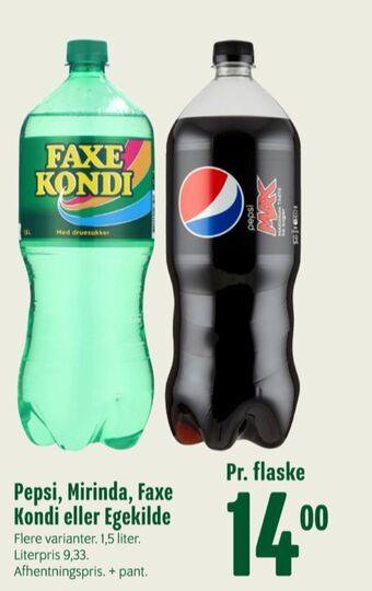 Min Købmand Pepsi max cola tilbud